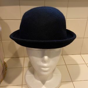 Black Pins and Needles Derby style hat in good condition